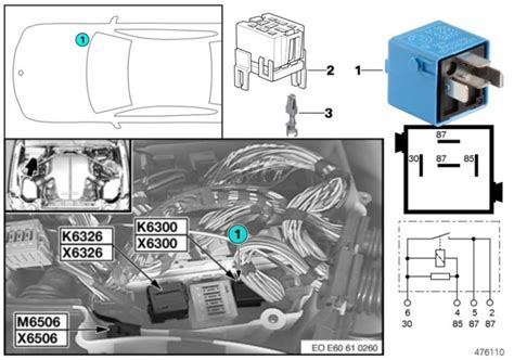 2005 bmw e60 rear distribution relay box|e60 relay block diagram.